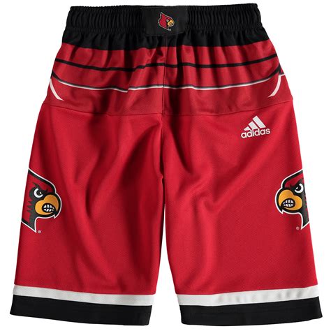 louisville cardinals adidas ncaa men's hardwood replica basketball shorts|louisville basketball uniform.